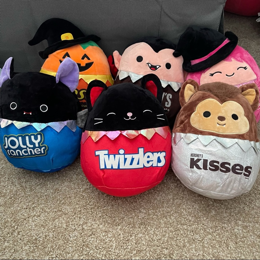 Squishmallows Halloween Hershey's Candy Full Set of 6
